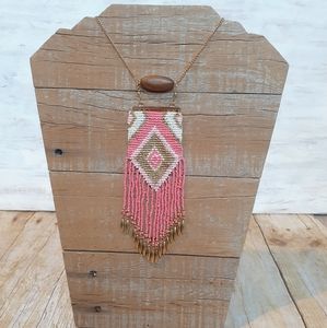 New Beaded drop necklace womanhood boho